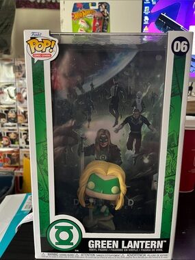 Funko Pop! Green Lantern Comic Cover Vinyl Figure - Green, Blonde